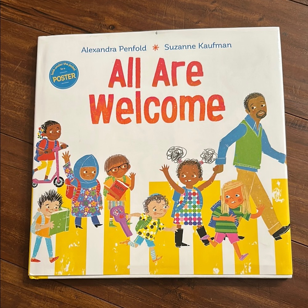 All Are Welcome Children's Book hardcover w/ dust‎ jacket